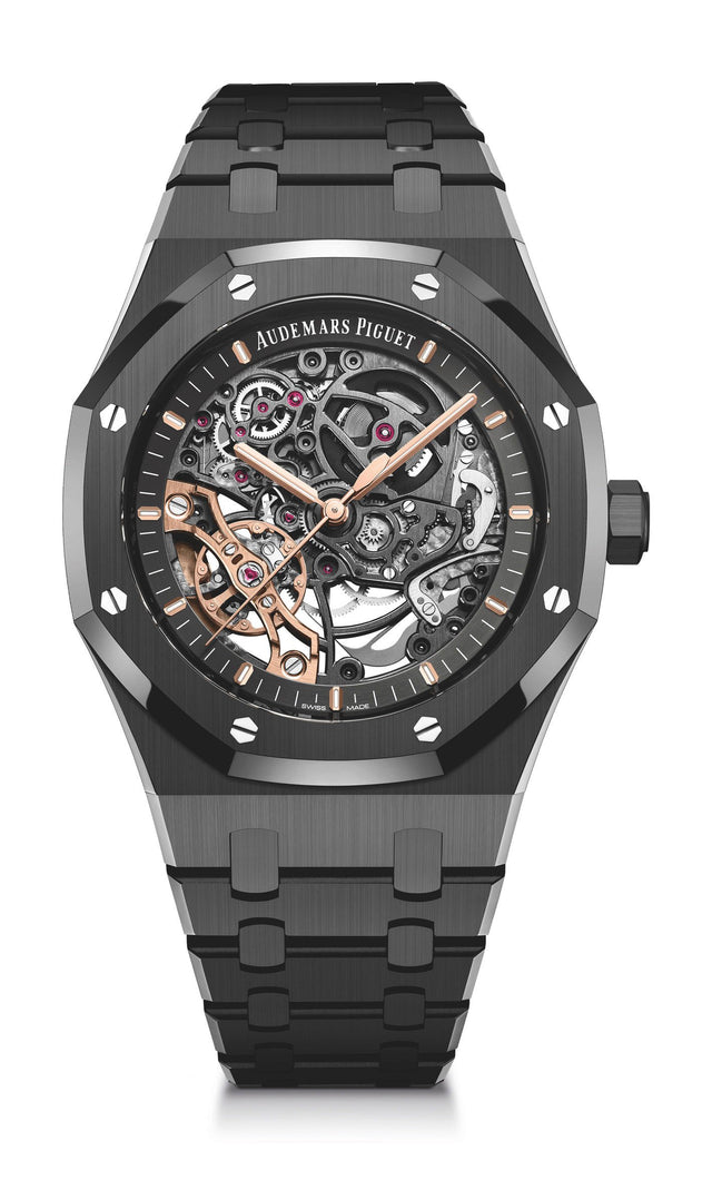 Audemars Piguet Royal Oak Ceramic Double Balance Wheel Openworked Men's Watch 15416CE.OO.1225CE.01