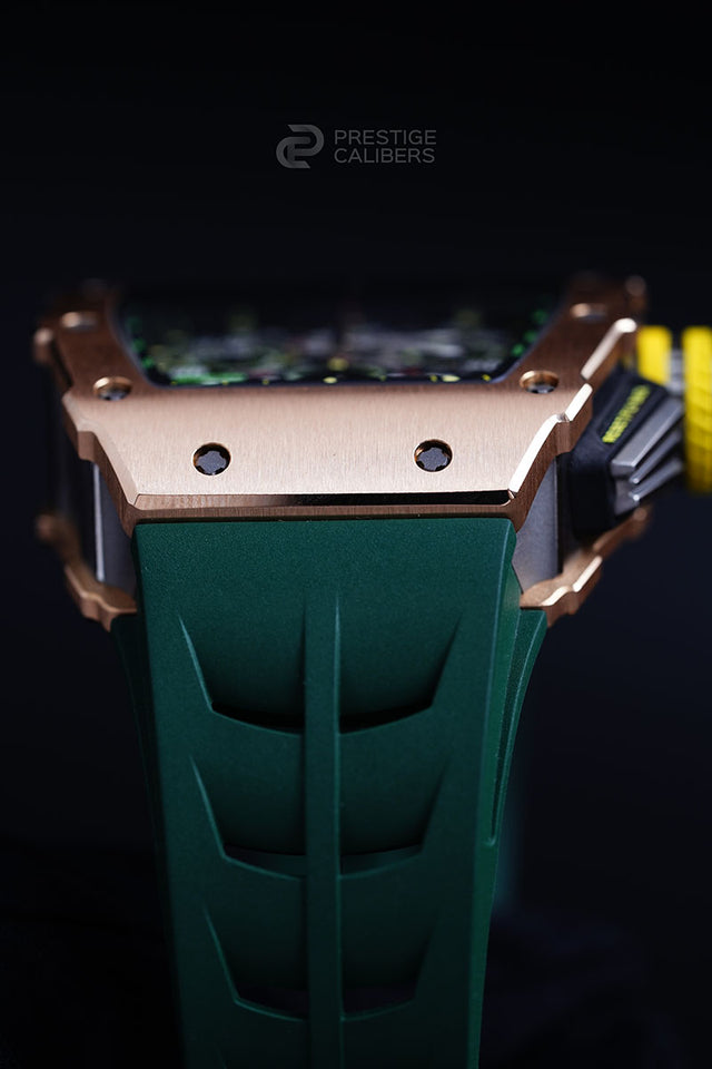 Richard Mille RM 11-03 自动上链飞返计时男士腕表 红金