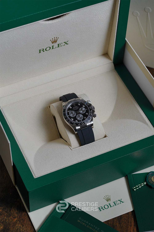 Rolex watch 126519LN-0004 in a branded box