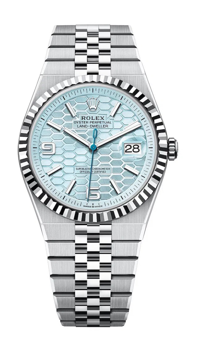 Platinum Rolex Land dweller 127336-0001