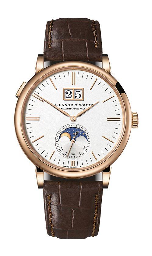 A. Lange & Söhne Saxonia Moon Phase Men's Watch 384.032