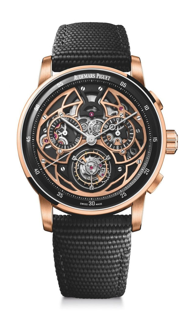 Code 11.59 by Audemars Piguet Selfwinding Flying Tourbillon Chronograph Men's Watch 26399NR.OO.D002KB.01