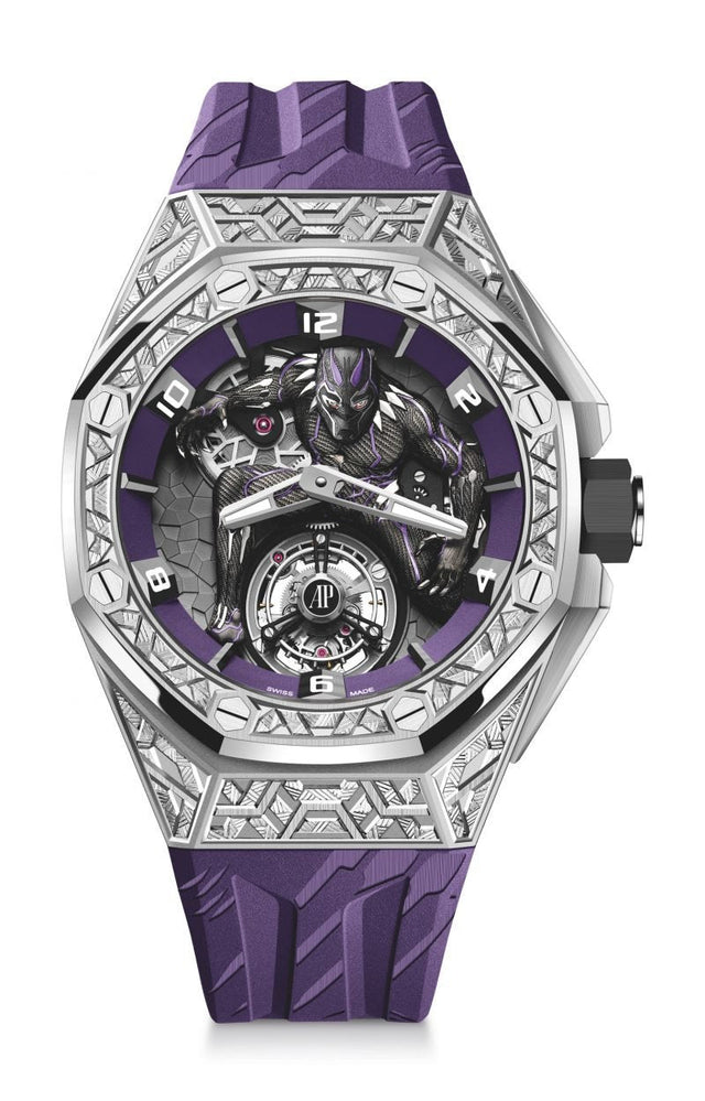 Audemars Piguet Royal Oak Concept “Black Panther” Flying Tourbillon Men's Watch 26623BC.GG.D077CA.01