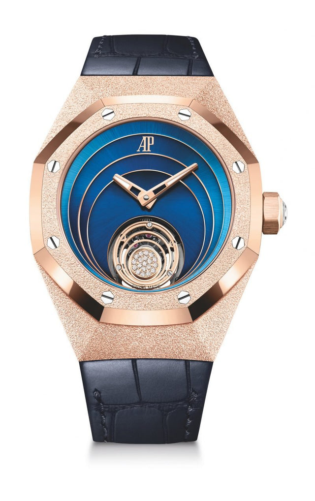 Audemars Piguet Royal Oak Concept Frosted Gold Flying Tourbillon Woman's Watch 26630OR.GG.D326CR.01
