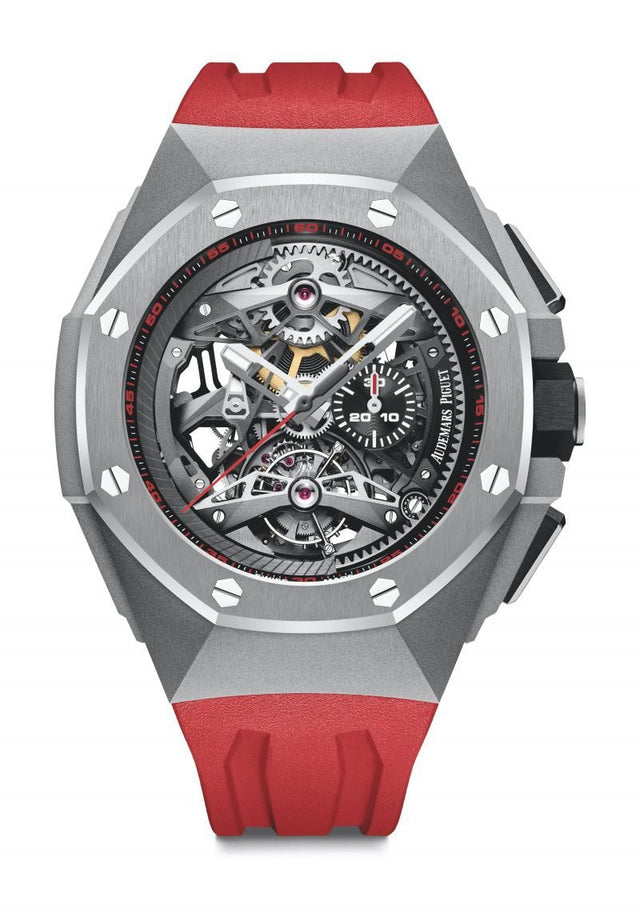Audemars Piguet Royal Oak Concept Tourbillon Chronograph Openworked Selfwinding Men's Watch 26587TI.OO.D067CA.01