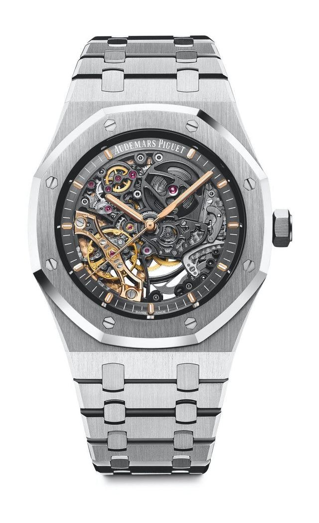 Audemars Piguet Royal Oak Double Balance Wheel Openworked Men's Watch 15407ST.OO.1220ST.01