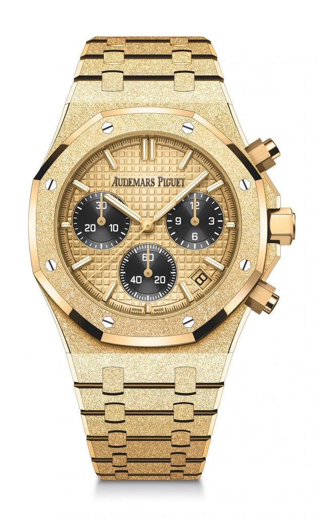 Audemars Piguet Royal Oak Selfwinding Chronograph Frosted Gold Men's Watch 26240BA.GG.1324BA.01