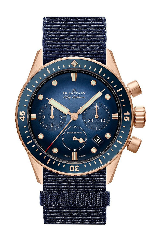 Blancpain Fifty Fathoms Bathyscaphe Chronographe Flyback Men's watch 5200-3640-NAOA