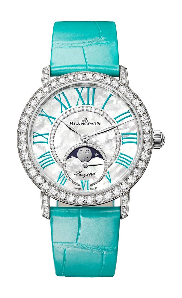 Blancpain Ladybird Colors Phase de Lune Woman's watch 3662A-1954-55