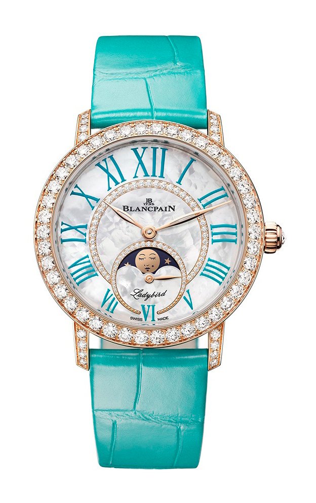 Blancpain Ladybird Colors Phase de Lune Woman's watch 3662A-2954-55