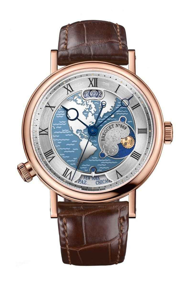 Breguet Classique Hora Mundi 5717 Men's Watch 5717BR/US/9ZU