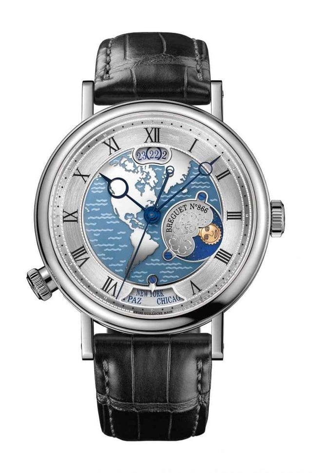 Breguet Classique Hora Mundi 5717 Men's Watch 5717PT/US/9ZU