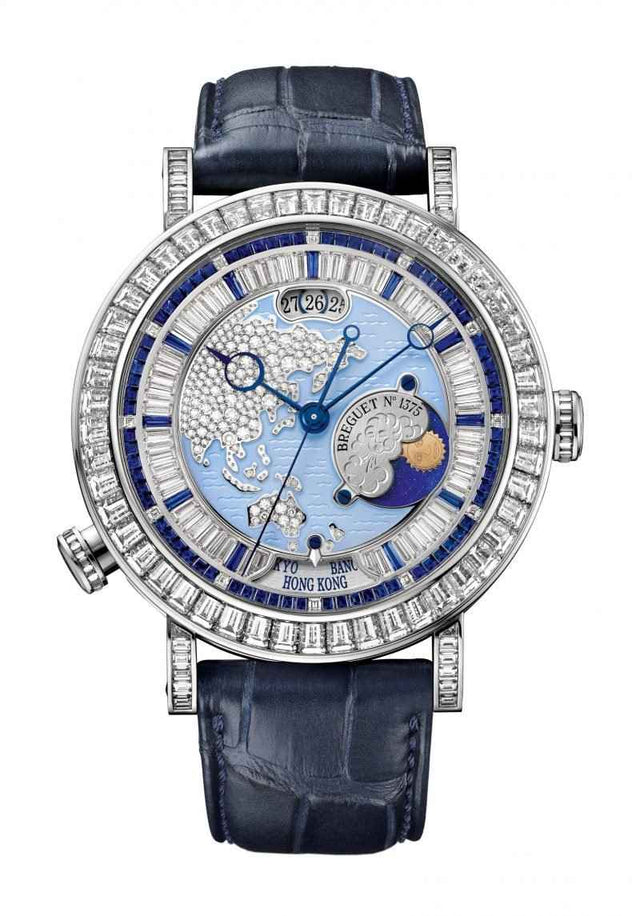 Breguet Classique Hora Mundi 5719 Men's Watch 5719PT/AS/9ZV/DD0D