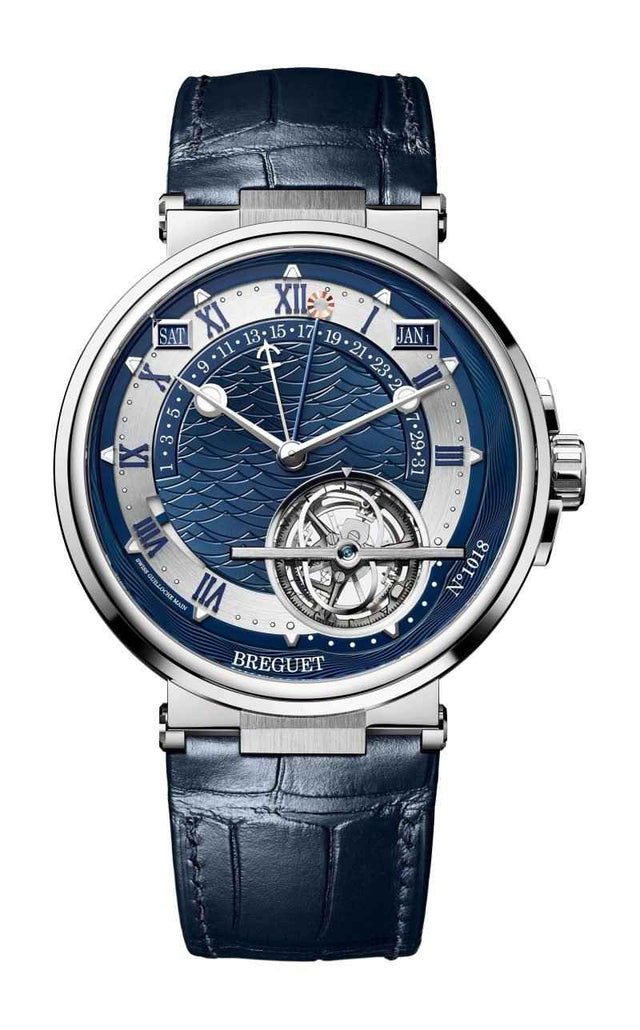 Breguet Marine Tourbillon Équation Marchante 5887 Men's Watch 5887PT/Y2/9WV