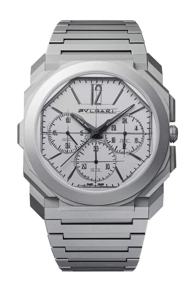 Bvlgari Octo Finissimo Chronograph GMT Automatic 10th Anniversary Men's Watch 103673