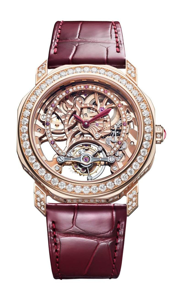 Bvlgari Octo Roma Precious Tourbillon Lumiere Woman's Watch 103751