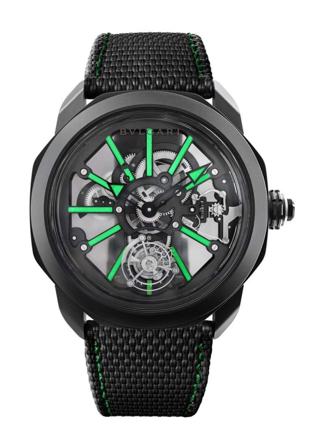 Bvlgari Octo Roma Striking Tourbillon Sapphire Men's Watch 103914