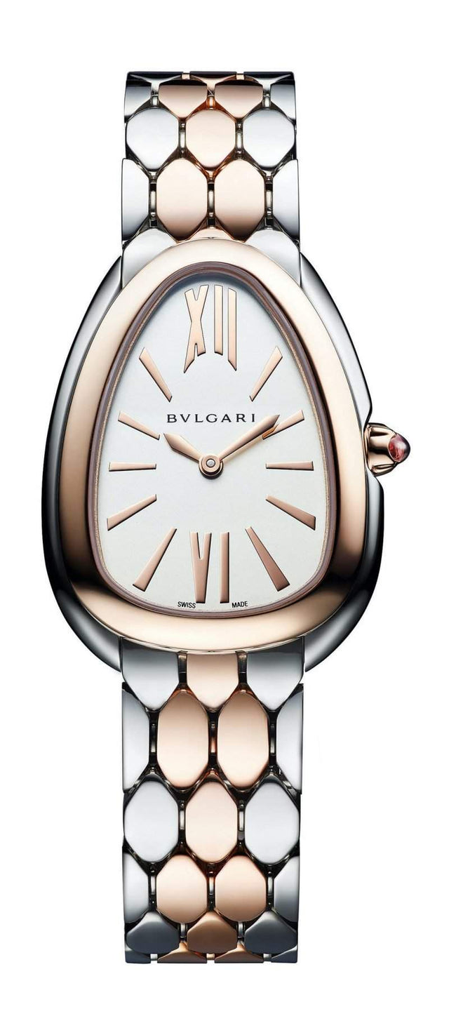Bvlgari Serpenti Seduttori Steel And Rose Gold Woman's Watch 103277