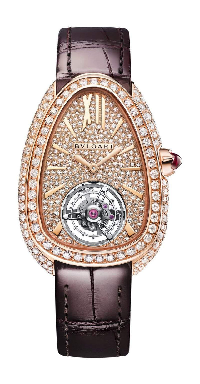 Bvlgari Serpenti Seduttori Tourbillon Rose Gold Woman's Watch 103257