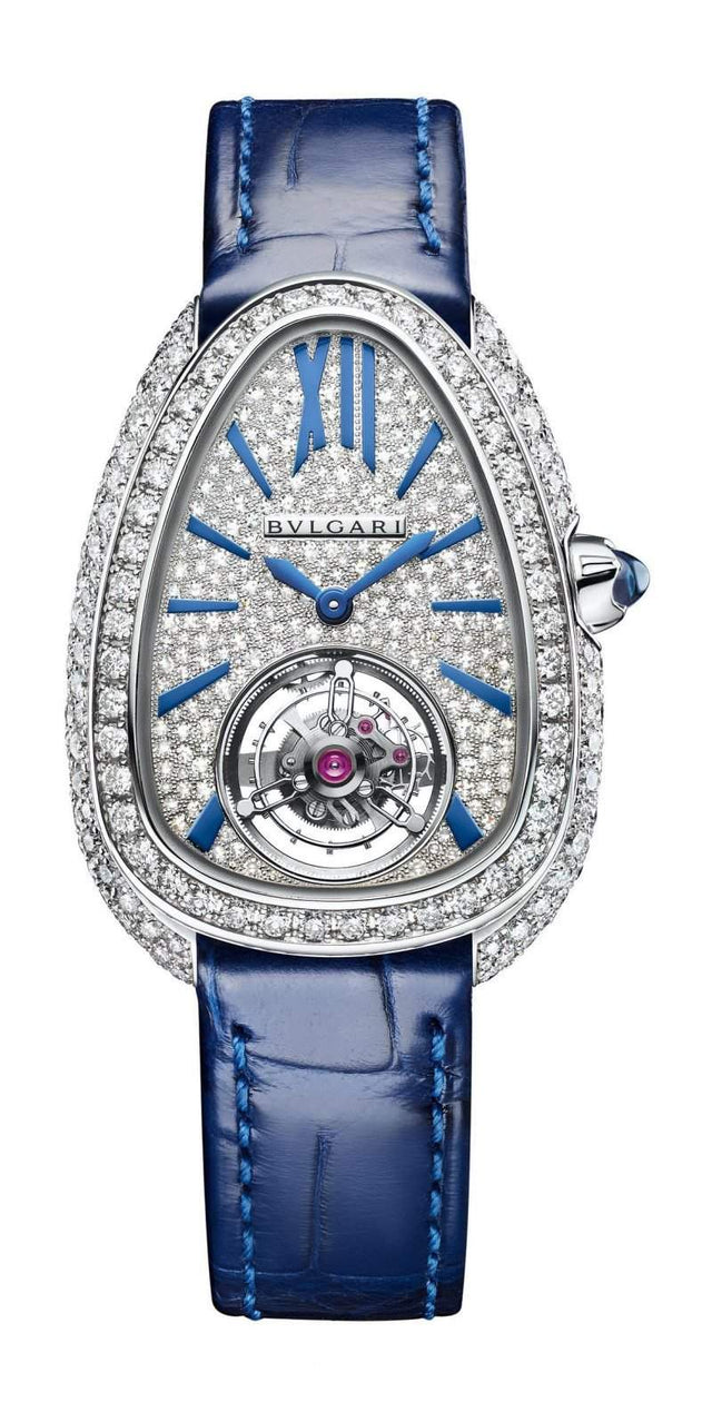 Bvlgari Serpenti Seduttori Tourbillon White Gold Woman's Watch 103260