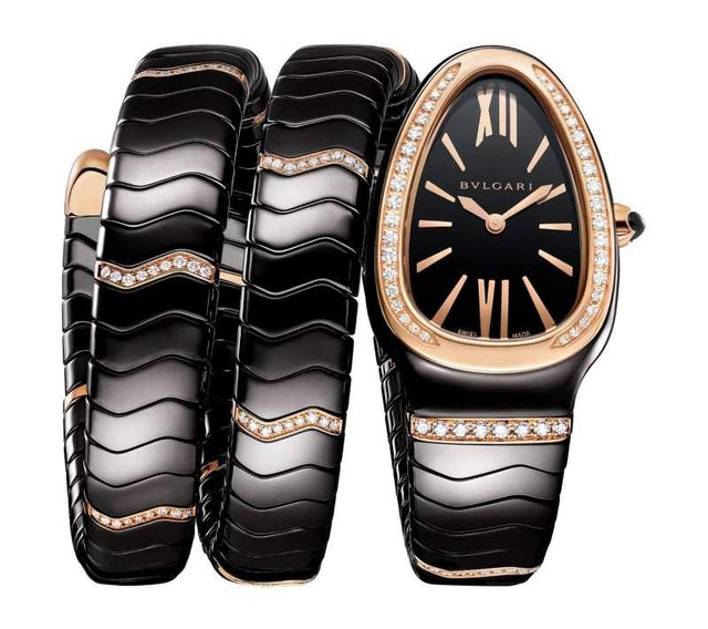 Bvlgari Serpenti Spiga Ceramic Woman's Watch 103199