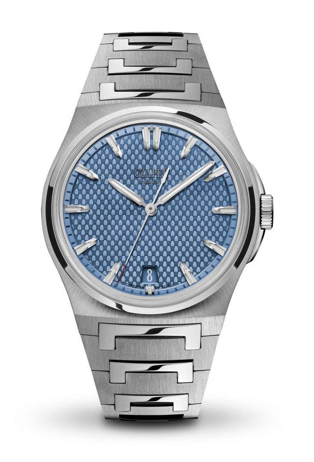 Czapek Antarctique Passage de Drake Glacier Blue Men's Watch