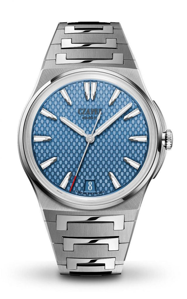 Czapek Antarctique Passage de Drake Glacier Blue S Men's Watch