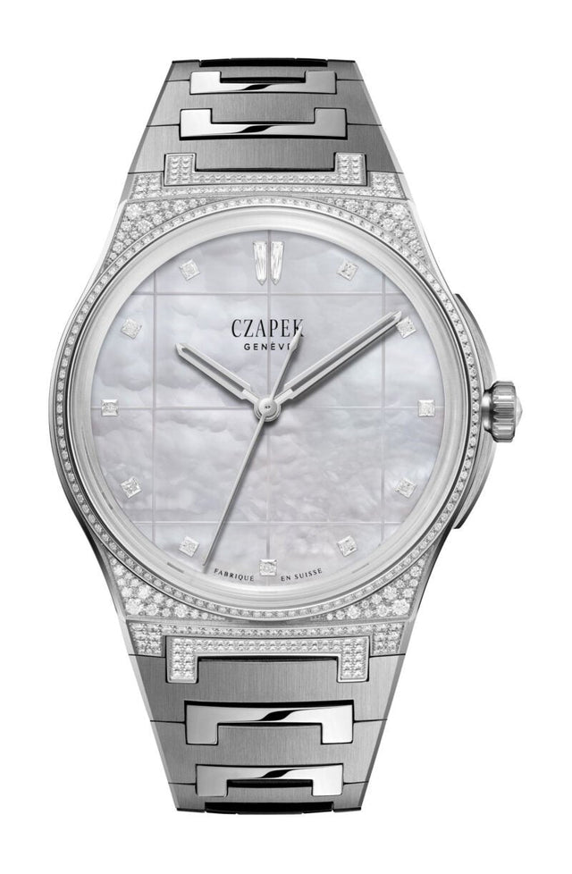Czapek Antarctique S Carte des Nuages Misty White Men's Watch