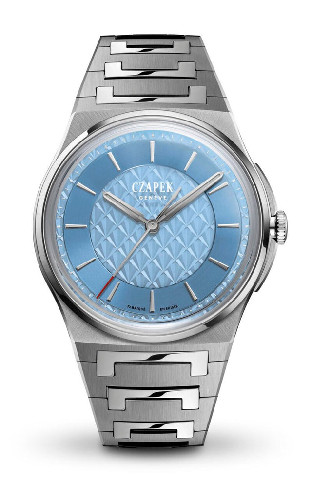 Czapek Antarctique S Sashiko Azure Men's Watch