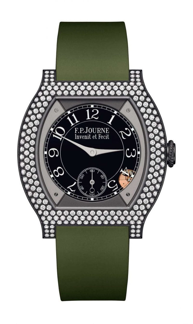 F.P.Journe 35mm élégante 40 Titalyt 12 Rows of Diamonds Woman's Watch