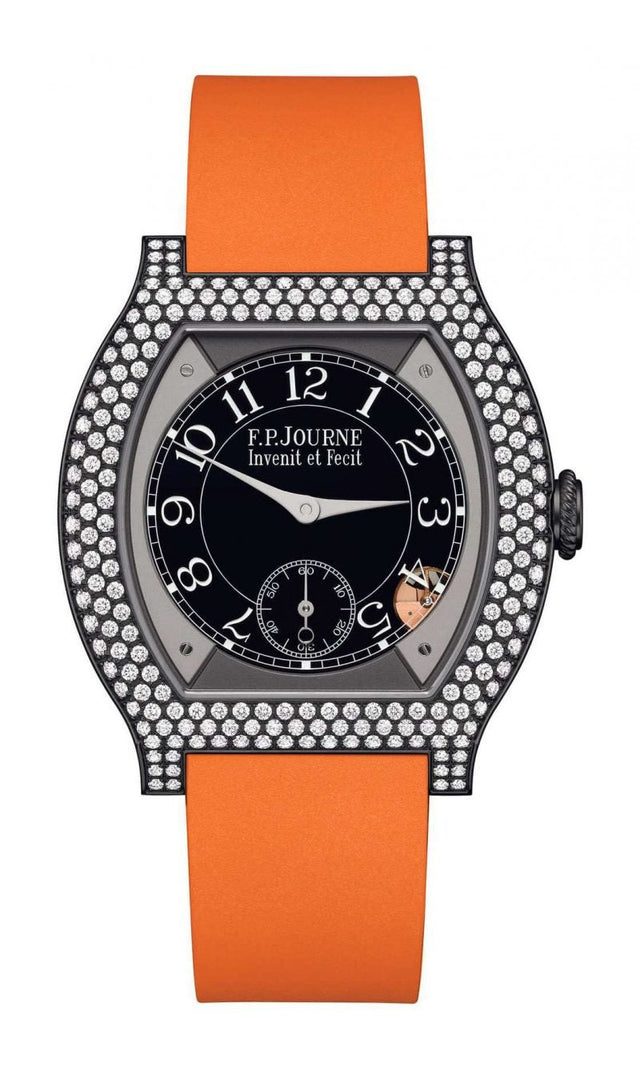 F.P.Journe 35mm élégante 40 Titalyt 12 Rows of Diamonds Woman's Watch