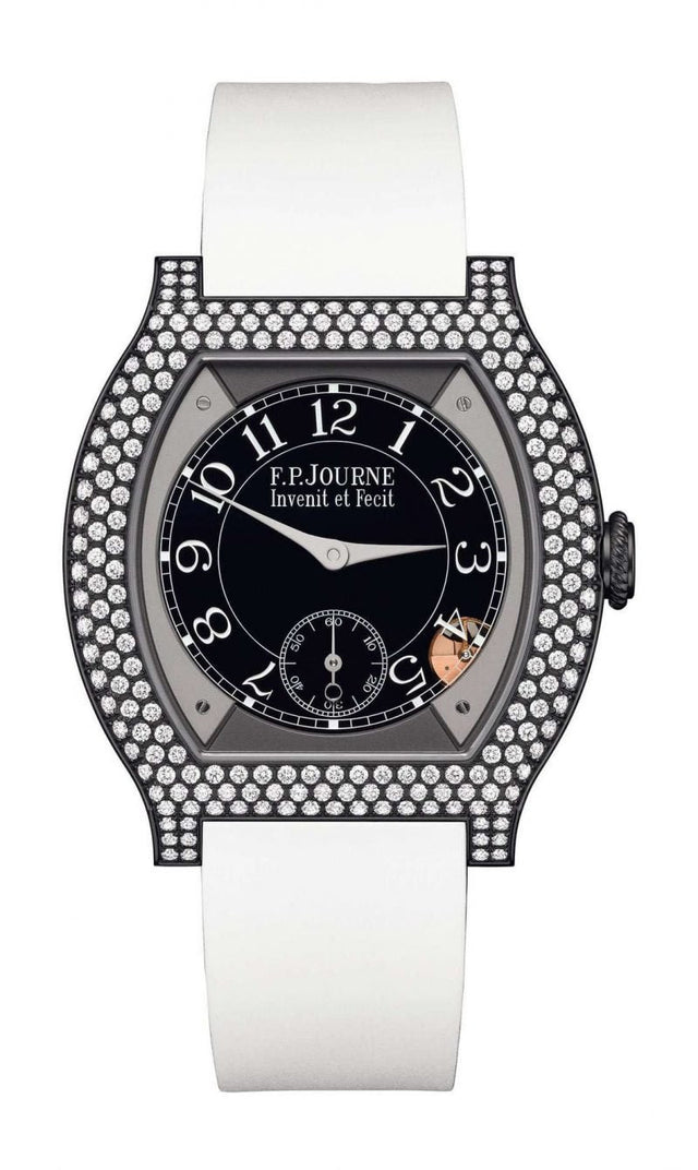 F.P.Journe 35mm élégante 40 Titalyt 12 Rows of Diamonds Woman's Watch