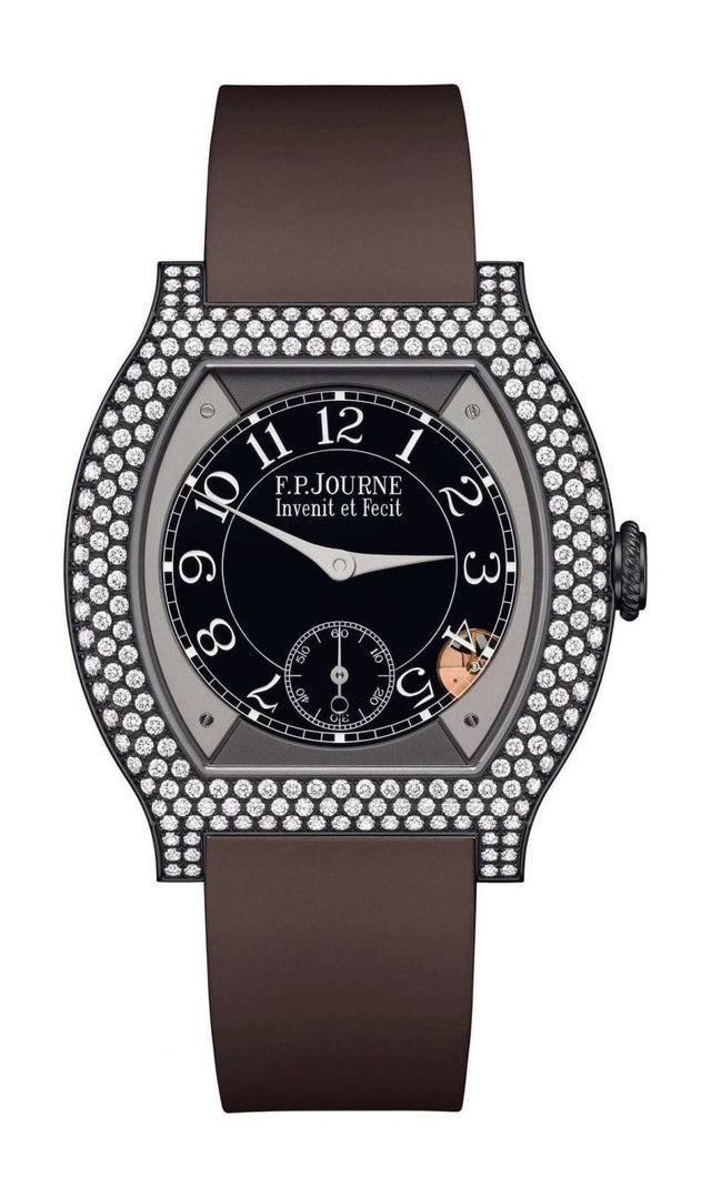 F.P.Journe 35mm élégante 40 Titalyt 12 Rows of Diamonds Woman's Watch