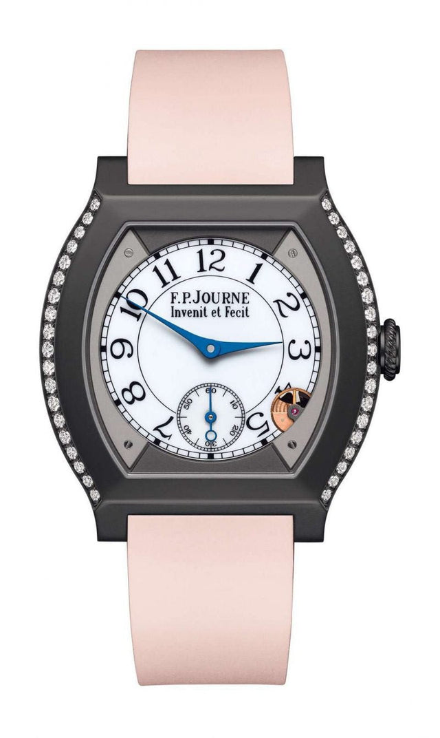 F.P.Journe 35mm élégante 40 Titalyt 2 Rows of Diamonds Woman's Watch