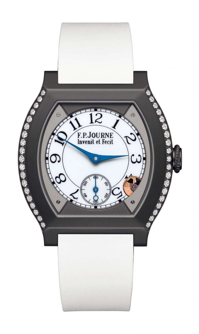 F.P.Journe 35mm élégante 40 Titalyt 2 Rows of Diamonds Woman's Watch