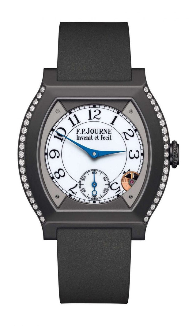 F.P.Journe 35mm élégante 40 Titalyt 2 Rows of Diamonds Woman's Watch