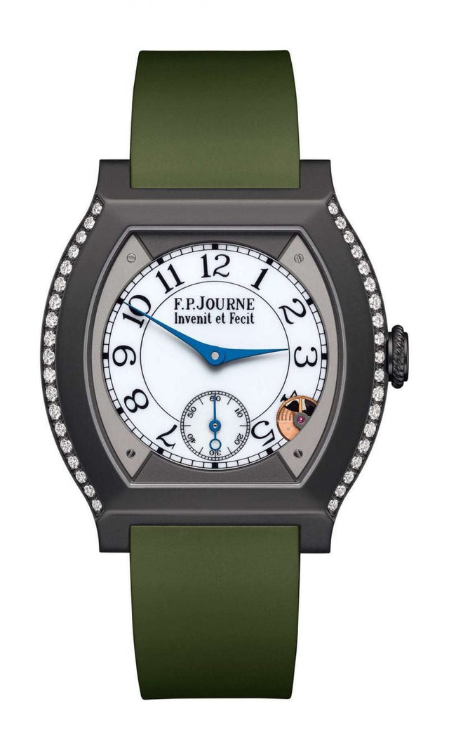 F.P.Journe 35mm élégante 40 Titalyt 2 Rows of Diamonds Woman's Watch