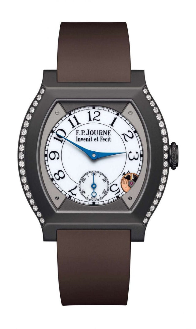 F.P.Journe 35mm élégante 40 Titalyt 2 Rows of Diamonds Woman's Watch