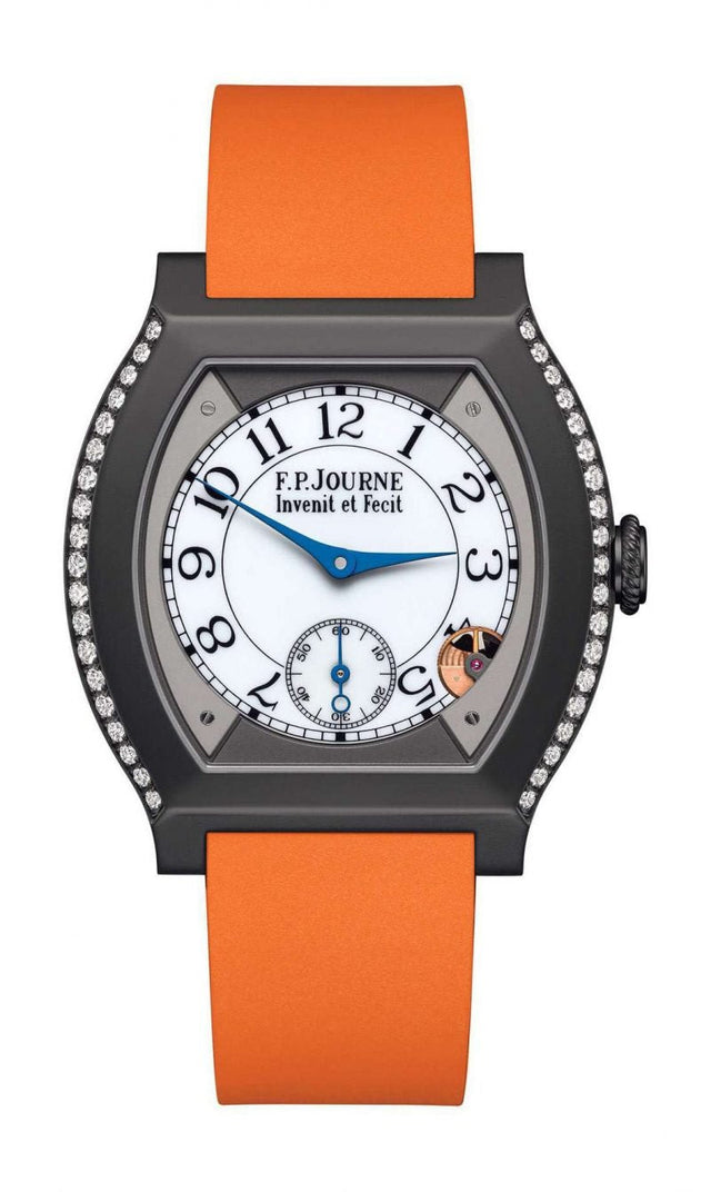 F.P.Journe 35mm élégante 40 Titalyt 2 Rows of Diamonds Woman's Watch
