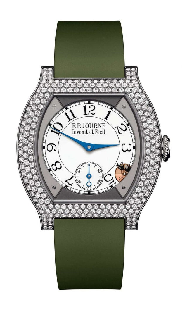 F.P.Journe 35mm élégante 40 Titanium 12 Rows of Diamonds Woman's Watch