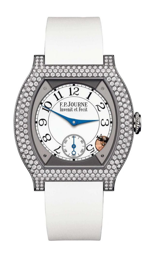 F.P.Journe 35mm élégante 40 Titanium 12 Rows of Diamonds Woman's Watch