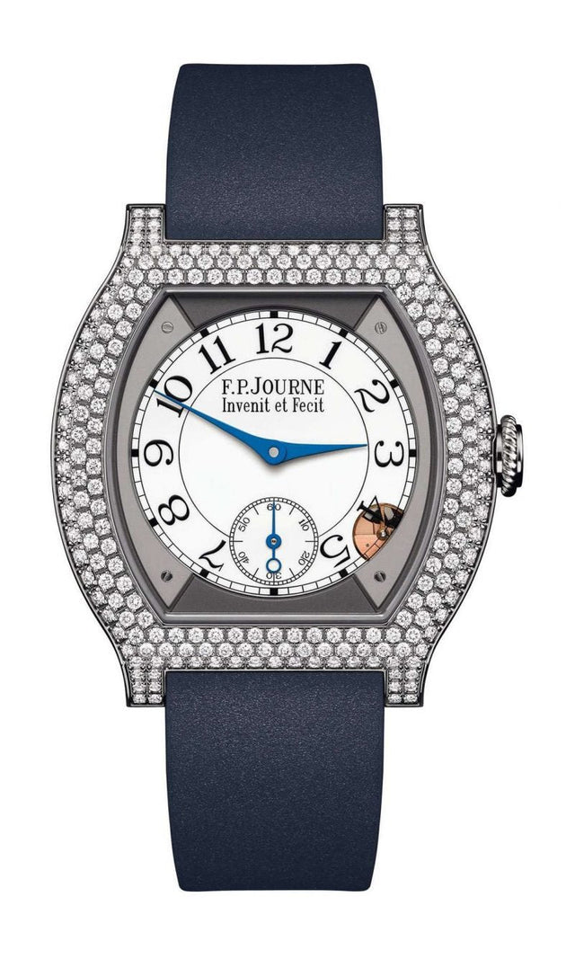 F.P.Journe 35mm élégante 40 Titanium 12 Rows of Diamonds Woman's Watch