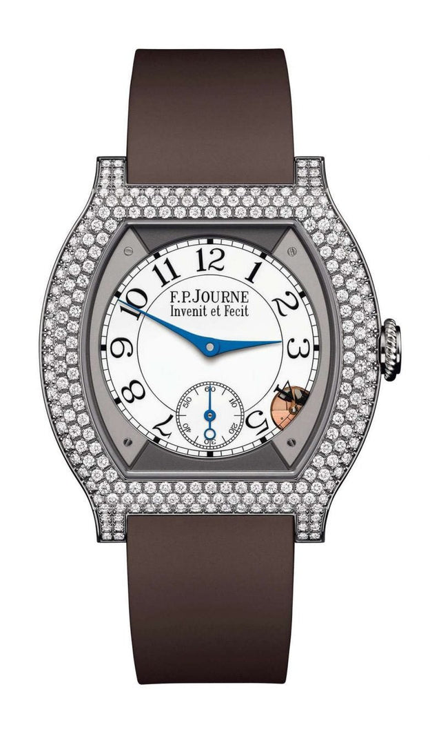 F.P.Journe 35mm élégante 40 Titanium 12 Rows of Diamonds Woman's Watch