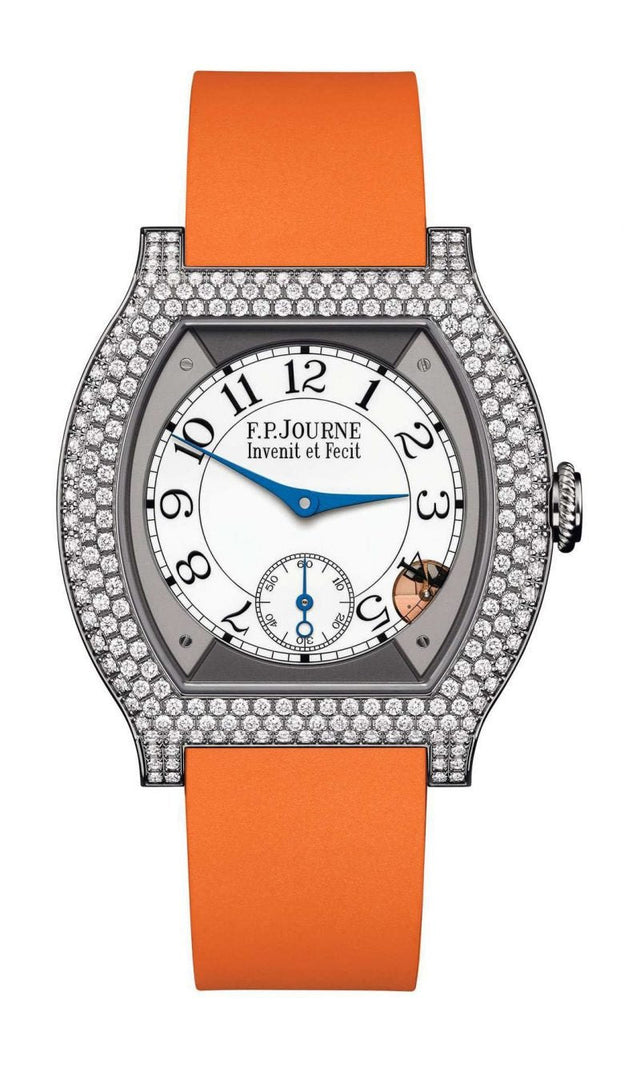 F.P.Journe 35mm élégante 40 Titanium 12 Rows of Diamonds Woman's Watch