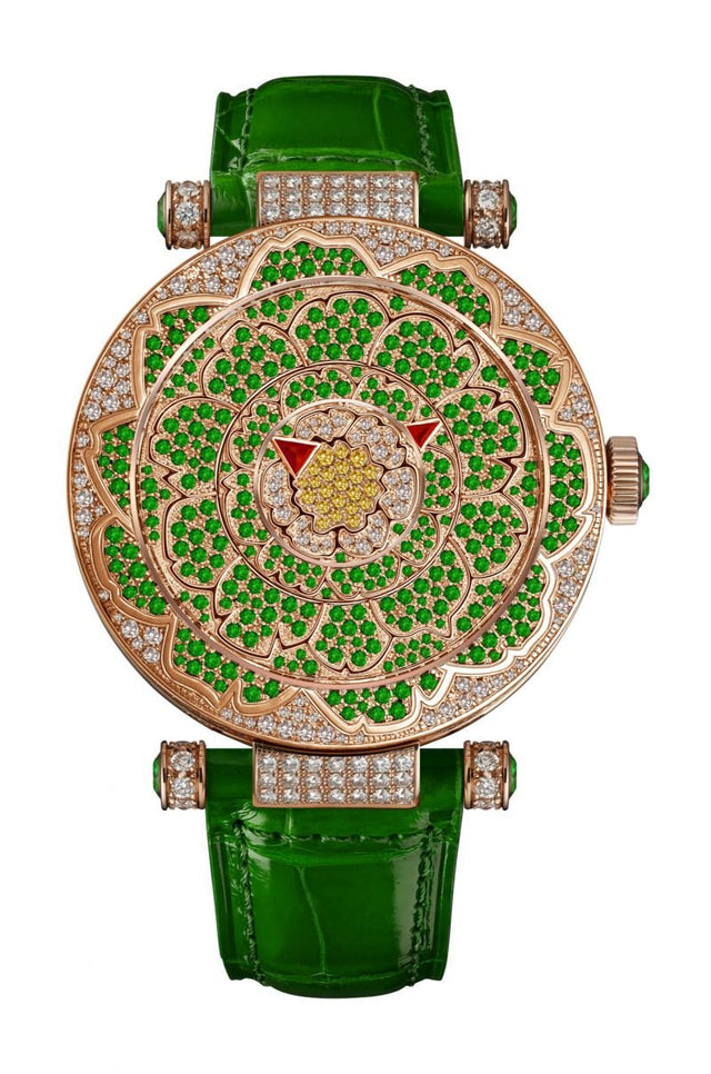 Franck Muller Double Mystery Peony Woman's Watch 39 DM D CD PEO VR 5N