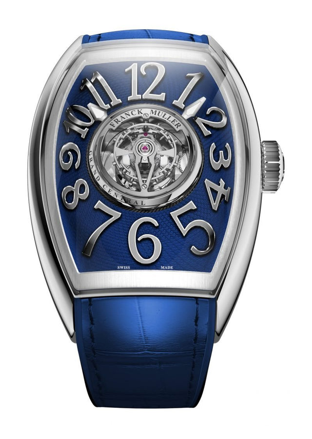 Franck Muller Grand Central Cintrée Curvex Men's Watch CX-40-T-CTR-AC-AC-cdbleu-OG