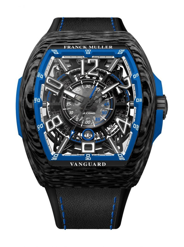 Franck Muller Vanguard Racing Skeleton Men's Watch V 45 SC DT SQT RCG CARBONE (BL)