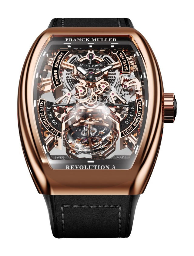 Franck Muller Vanguard Revolution 3 Skeleton Men's Watch V 50 REV 3 PR SQT (NR) 5N