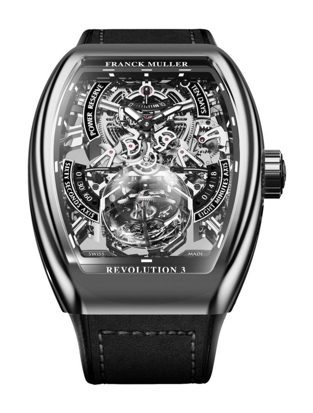Franck Muller Vanguard Revolution 3 Skeleton Men's Watch V 50 REV 3 PR SQT (NR) AC