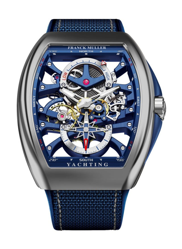 Franck Muller Vanguard Yachting Anchor Skeleton Men's Watch V 45 S6 PR SQT ANCRE FM YACHT (BL) ST